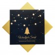 Piękna kartka firmowa z logo na święta Bożego Narodzenia