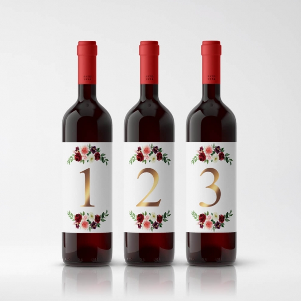 Trwałe Naklejki na Wino | Sklep RoyalDekor