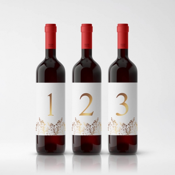 Naklejki na Wino z Samoprzylepną Folią  | RoyalDekor